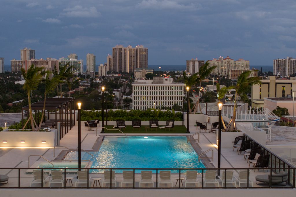 Oaklyn - Pool - Aerial Tight to Skyline